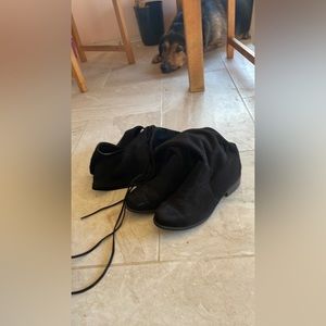 Size 6.5 black knee high boots